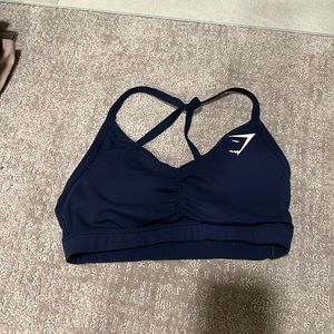 Gymshark navy blue sports bra